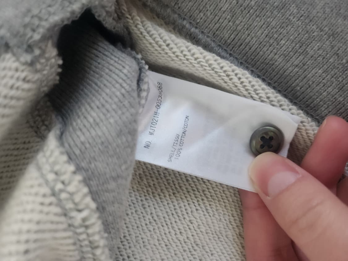 톰브라운 엔지니어드 사선 스웨트셔츠 라이트 그레이 상품이미지6