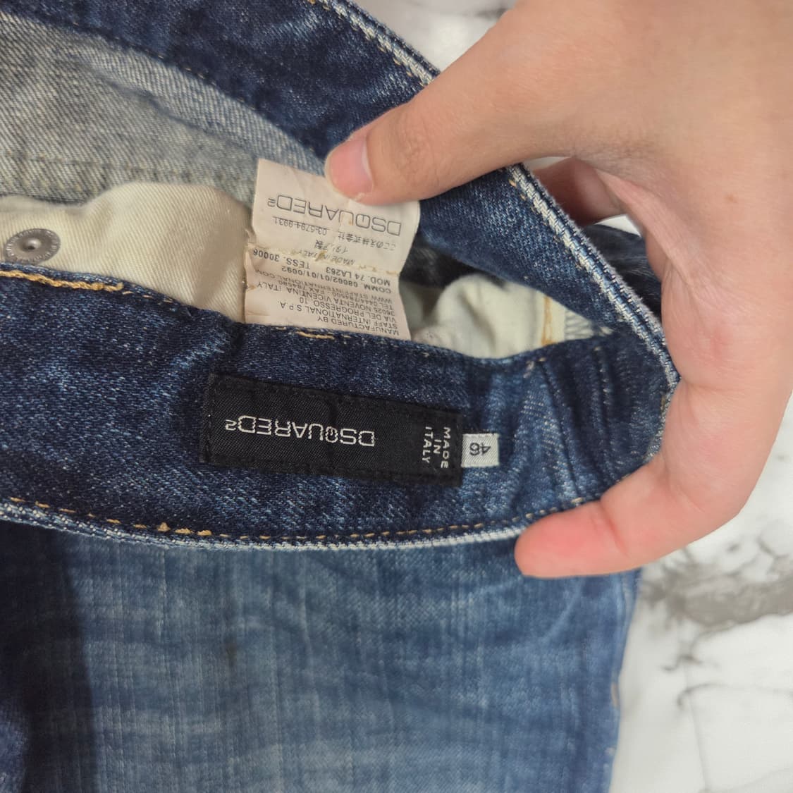 디스퀘어드2 데님반바지 5부반바지 상품이미지3