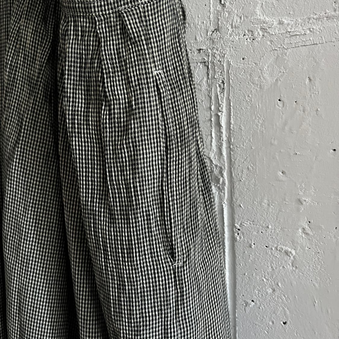 깅엄체크 레이어드 원피스 상품이미지7