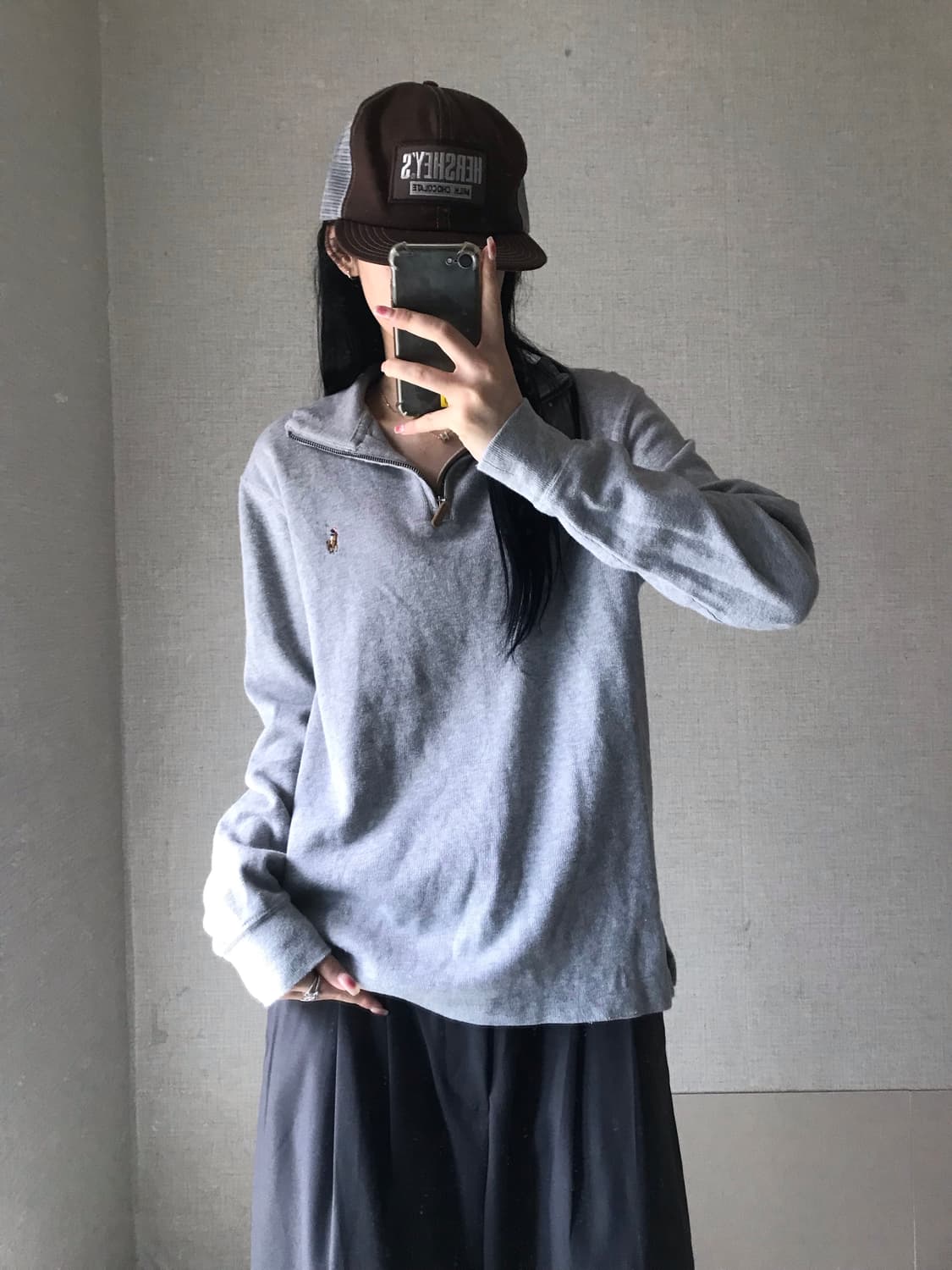 폴로 그레이 반집업 상품이미지3