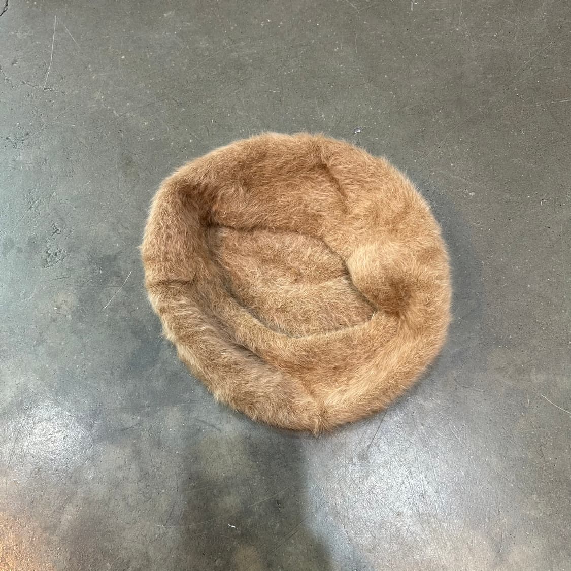 Beams 카멜 퍼 베레모 상품이미지2