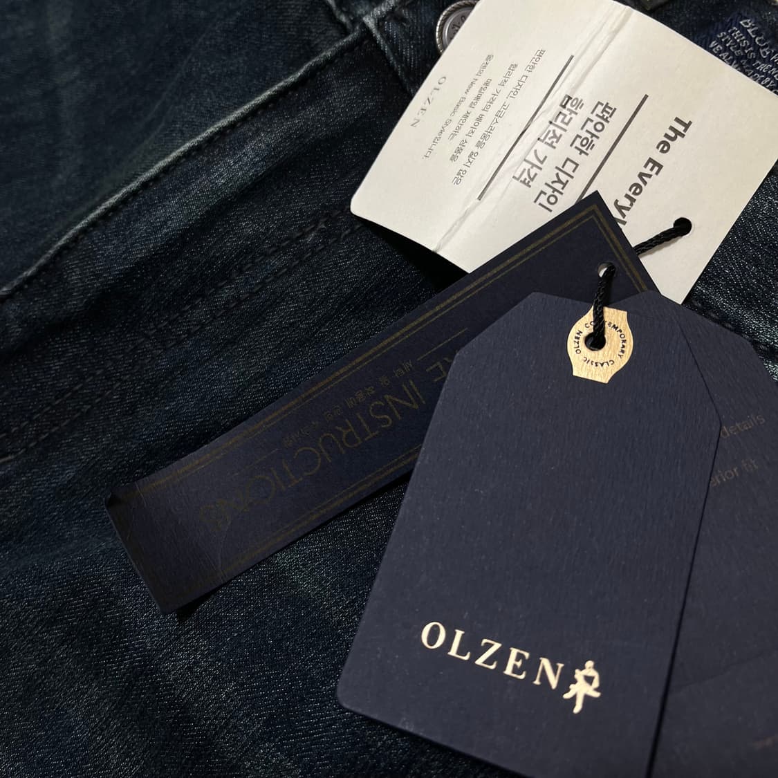올젠 OLZEN 남성 데님 청바지 90 상품이미지6