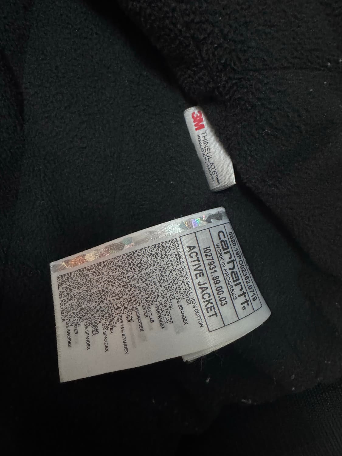 칼하트 wip 액티브 자켓 L 상품이미지4