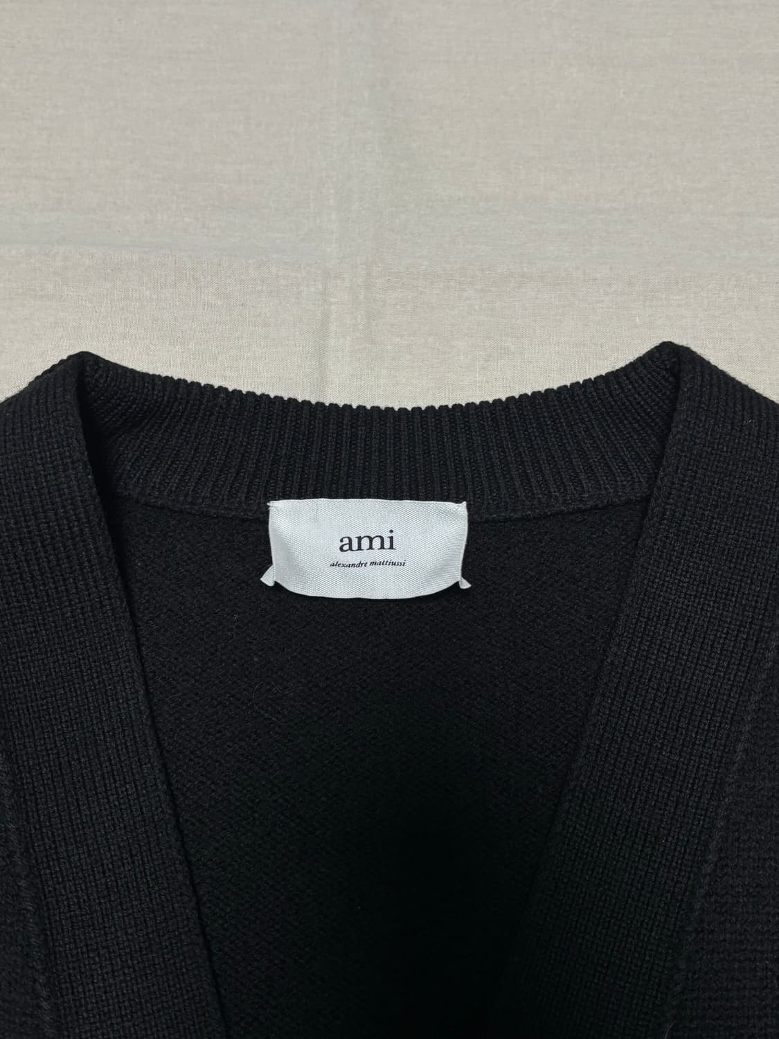 아미 빅하트 로고 가디건 [L] 상품이미지3