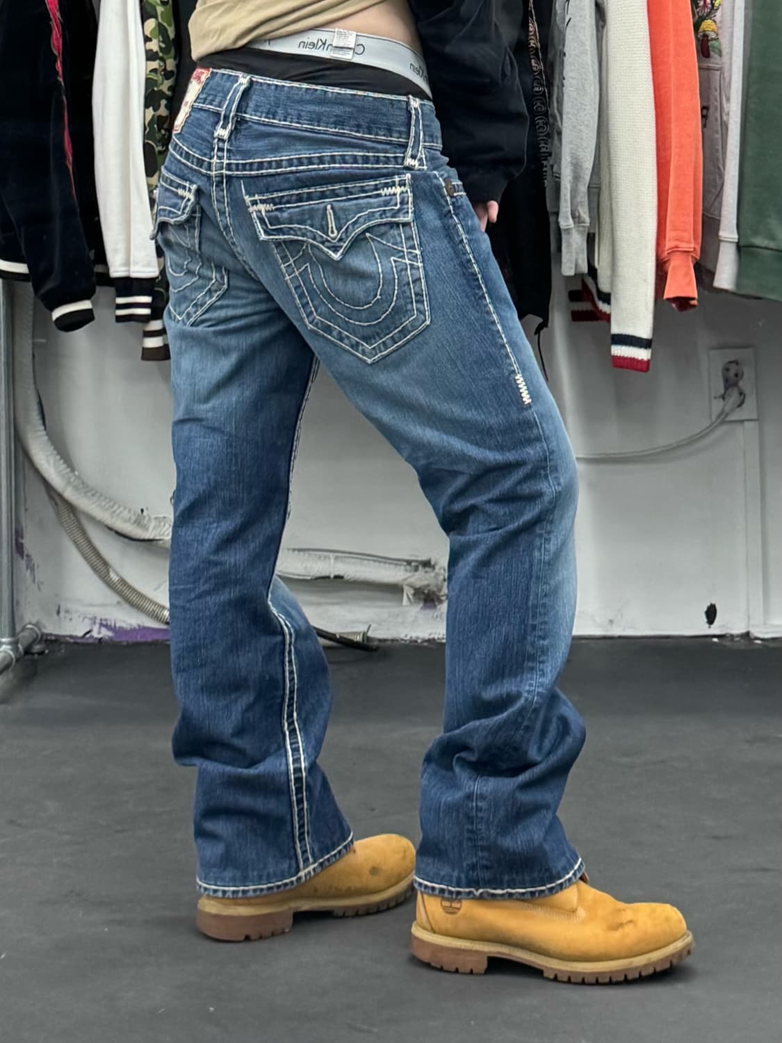 트루릴리전 빌리 슈퍼티 스티치 데님팬츠 상품이미지3