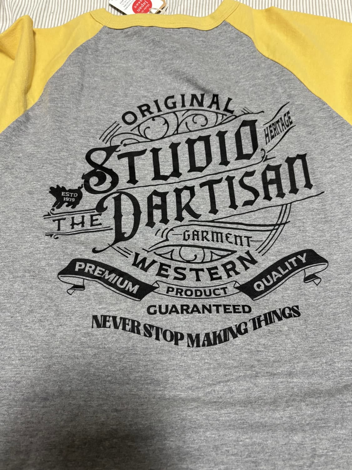 스튜디오다치산 7부 레글런 티 상품이미지2