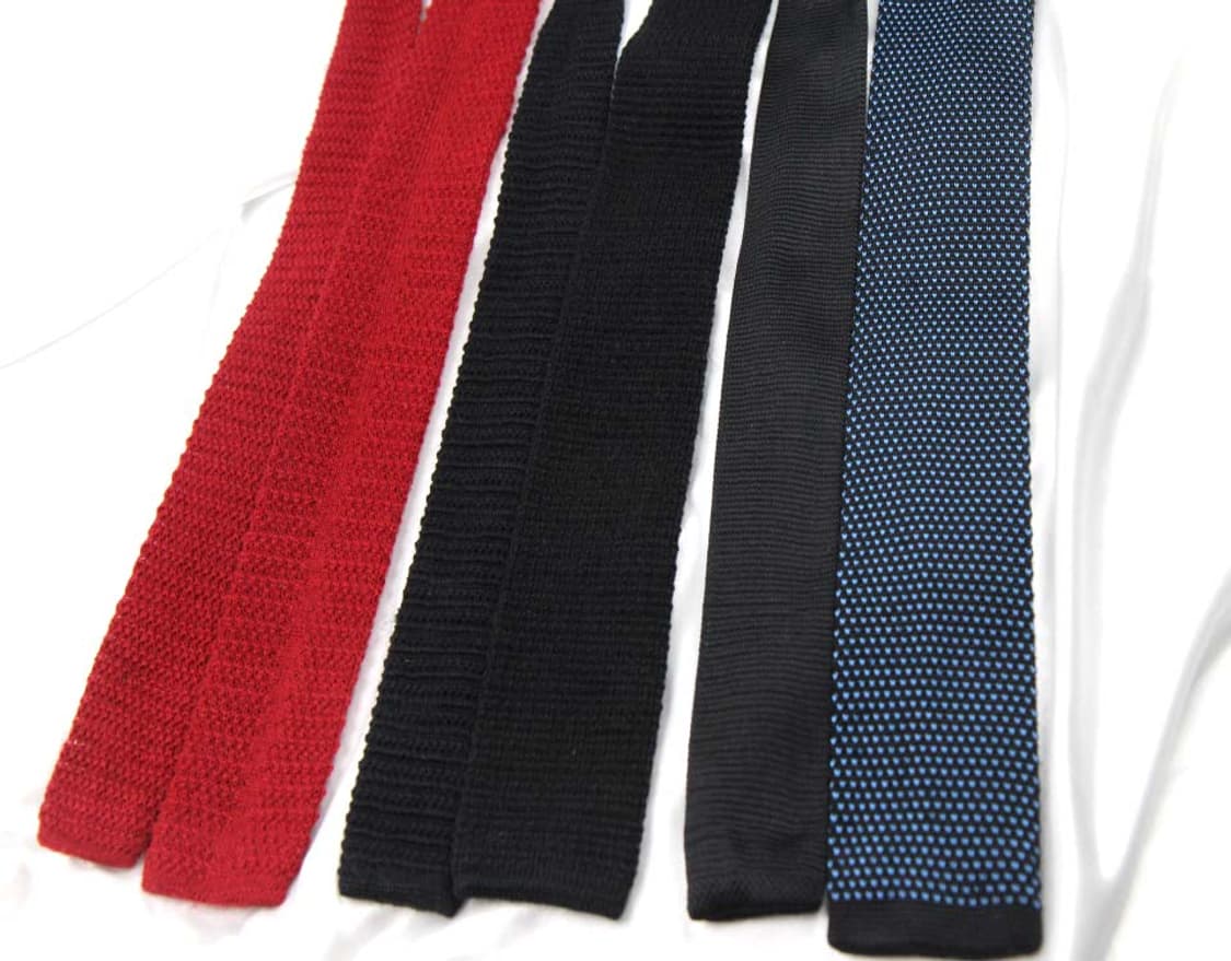 일제 니트 타이 3종 세트 A+등급 남자 넥타이 상품이미지5