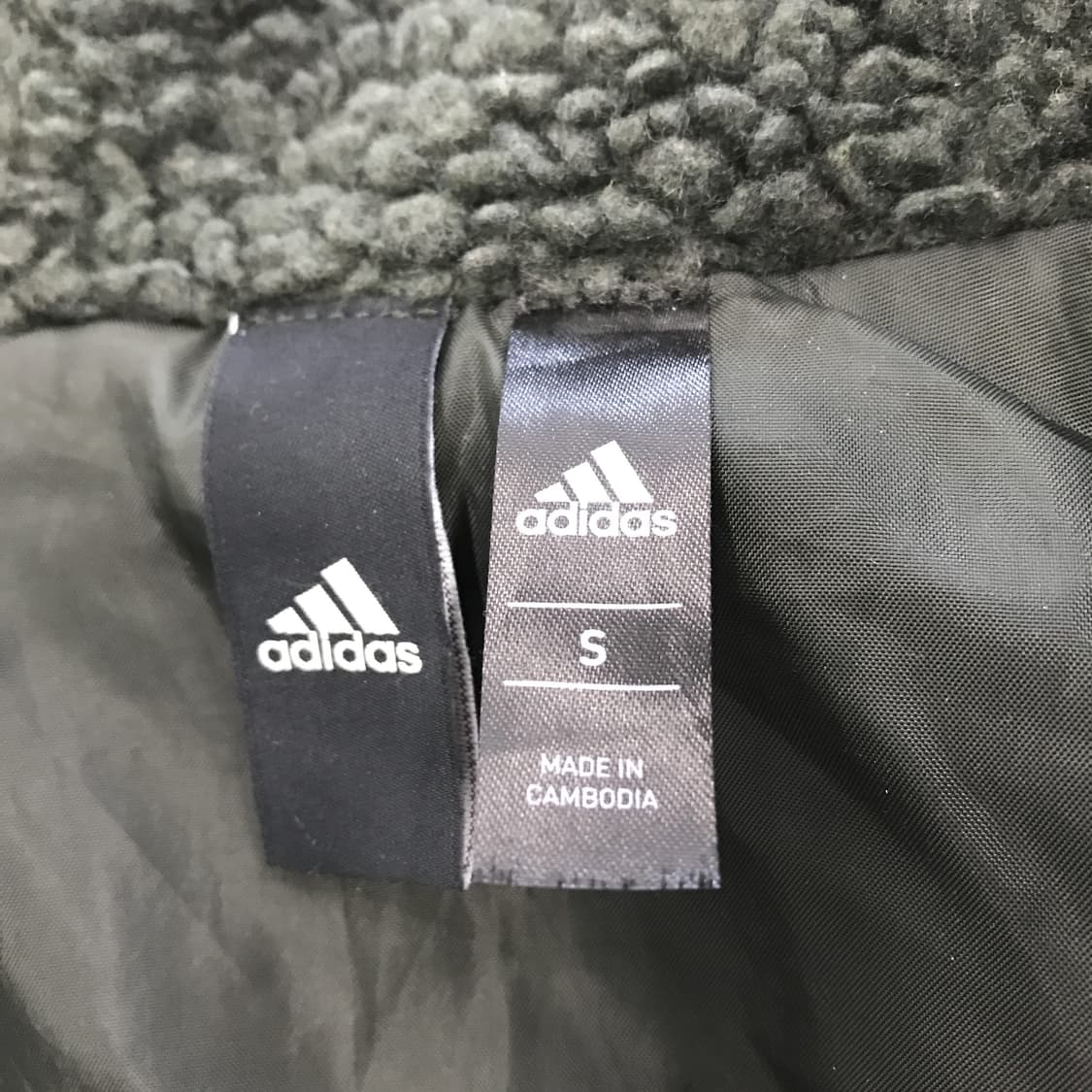 아디다스 보아플리스 집업자켓 카키 [S] 상품이미지4