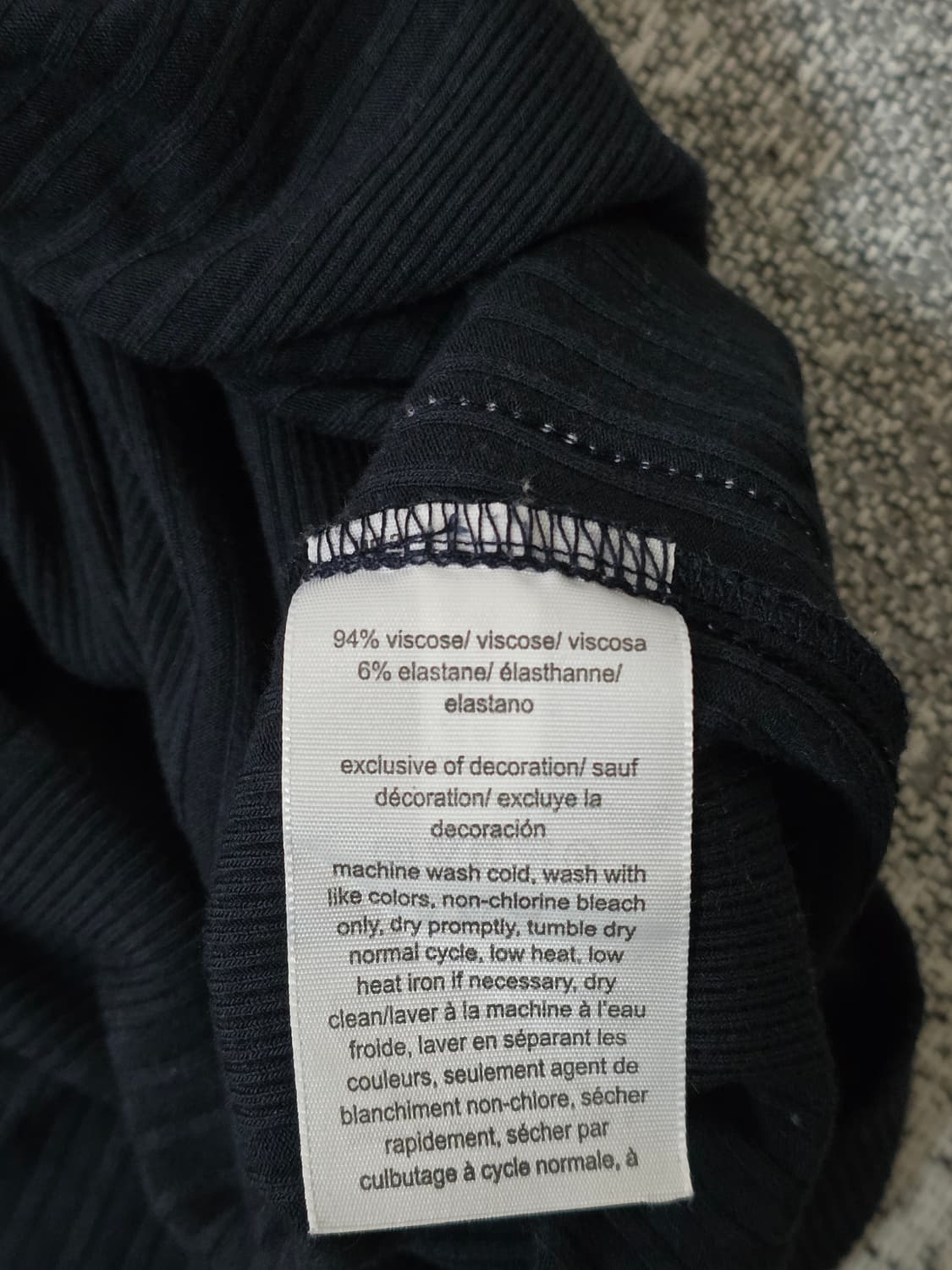 타미진 타미힐피거 스퀘어 넥 리브드 원피스 상품이미지8