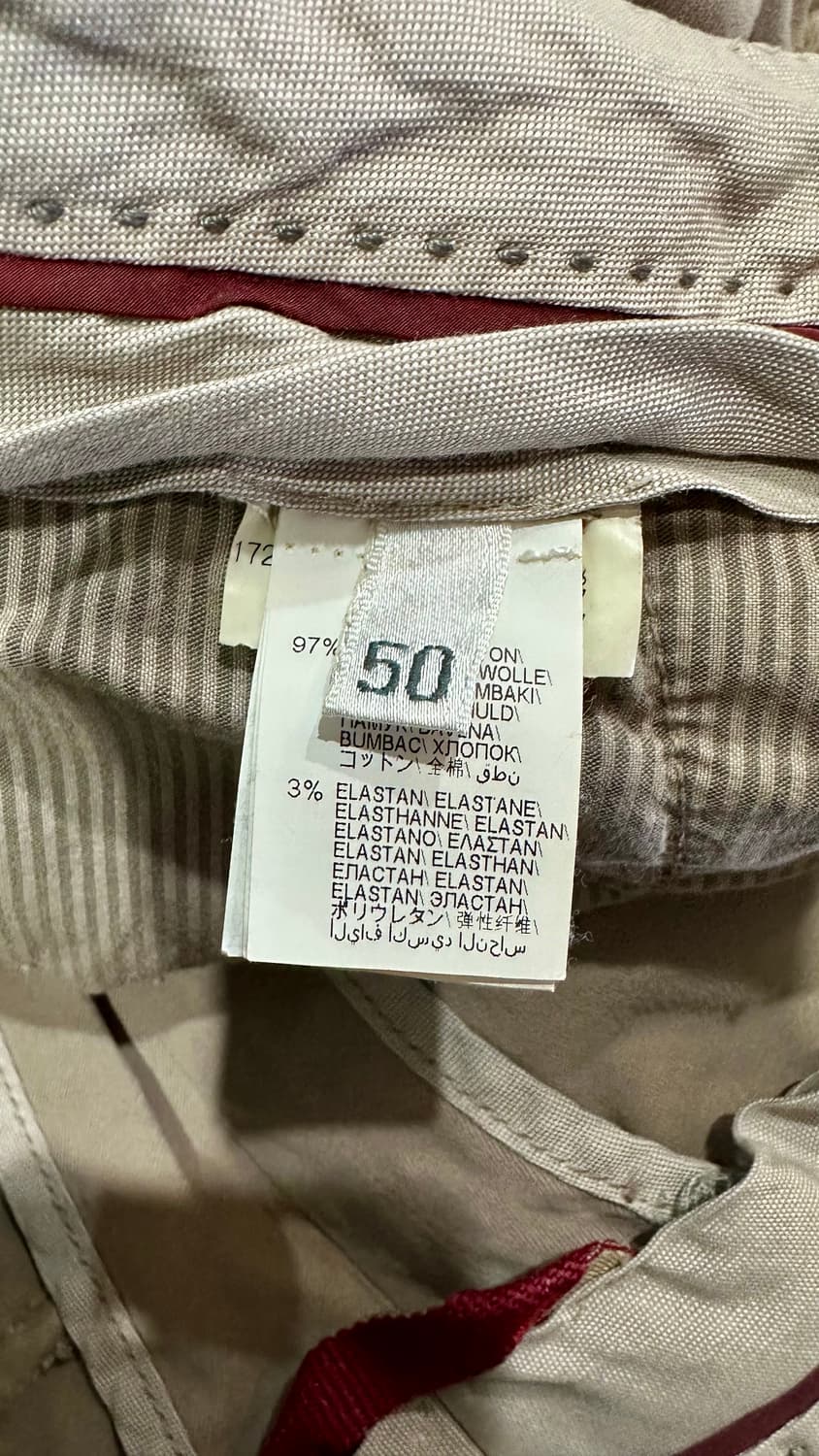 브루넬로 쿠치넬리 남성 면바 바지 50 정품 상품이미지5