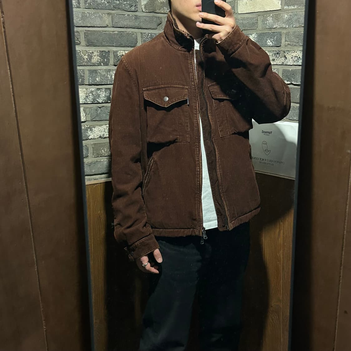 XL) 캘빈클라인 진스 브라운 코듀로이 자켓 상품이미지9
