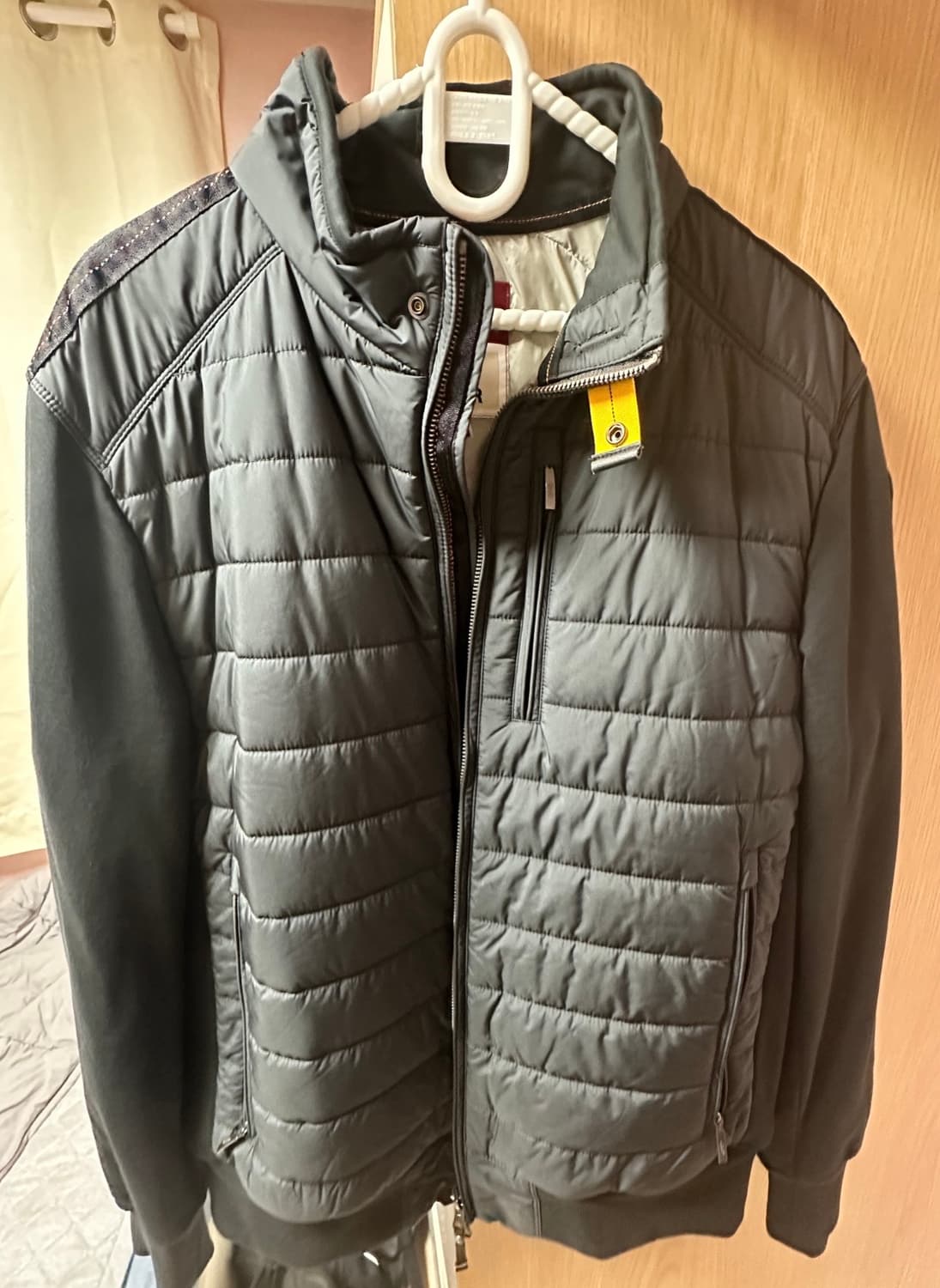 파라점퍼스 경량패딩 니트패딩 블랙 L 상품이미지1