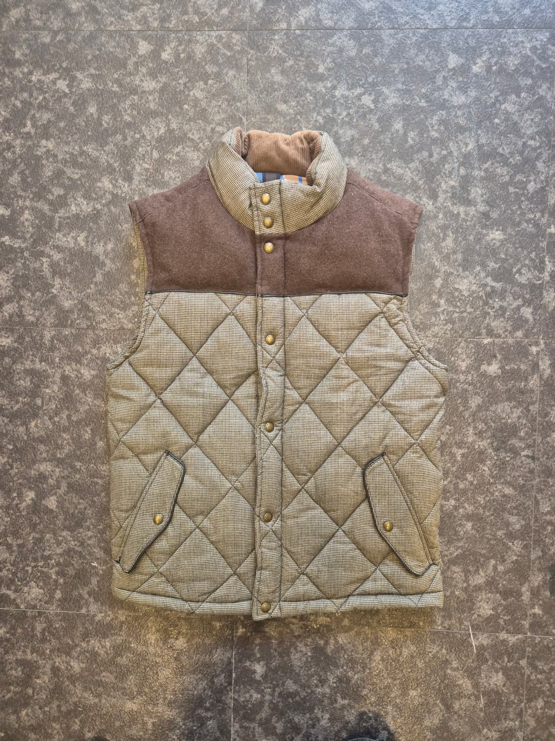 올젠 Terra Nova 남성 퀼팅 조끼 - 100사이즈 상품이미지1