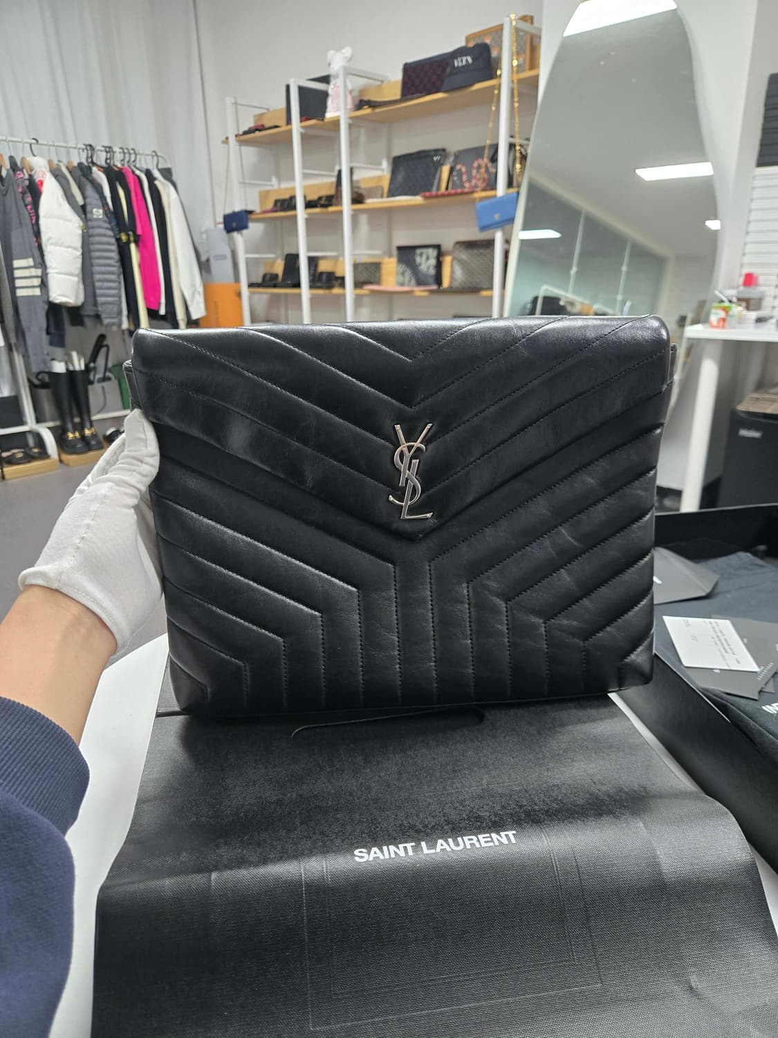 [A급컨디션] 입생로랑 루루 클러치백 상품이미지1