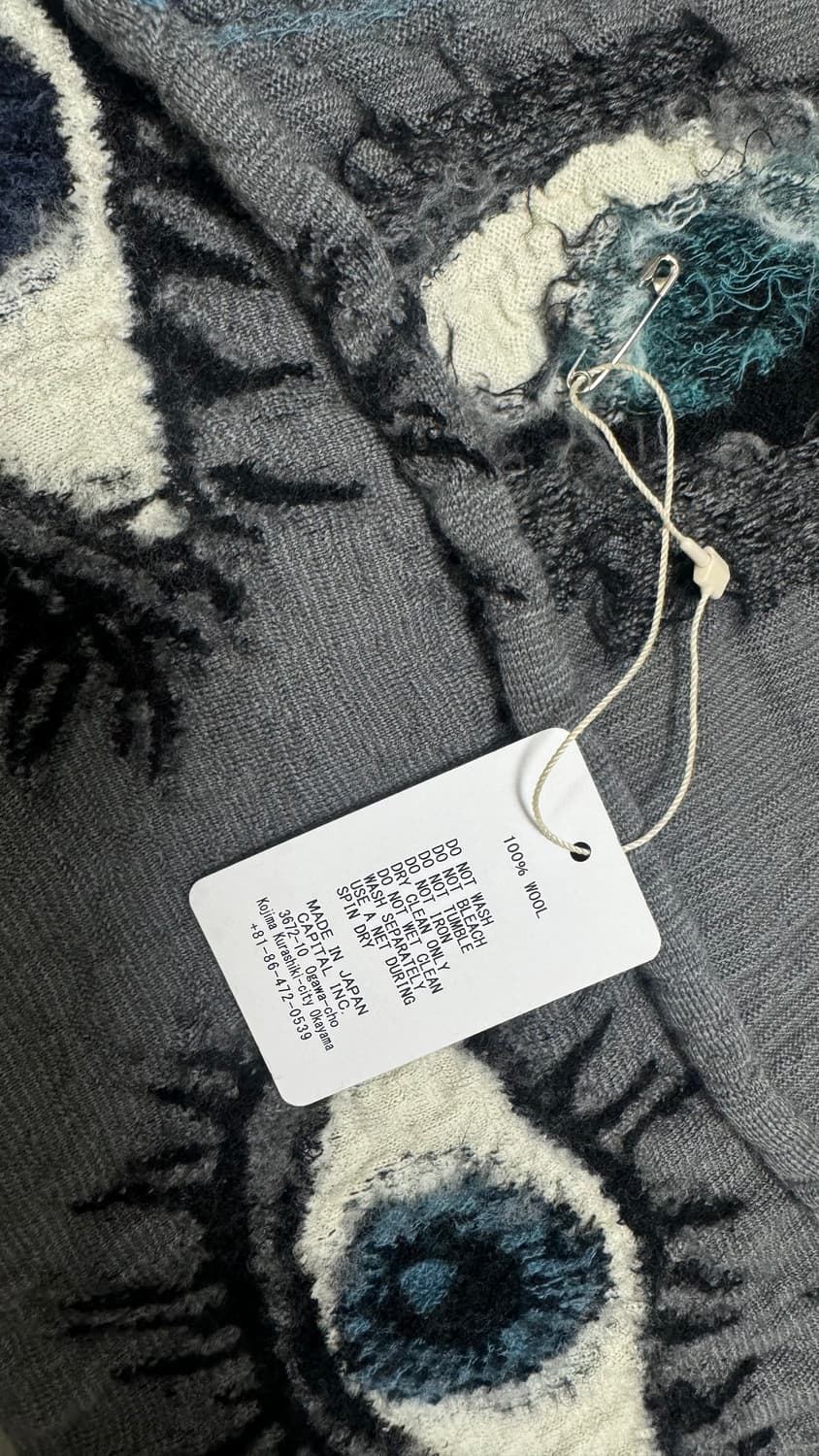 캐피탈 스피크이지 머플러 그레이 (큰사이즈) 상품이미지4