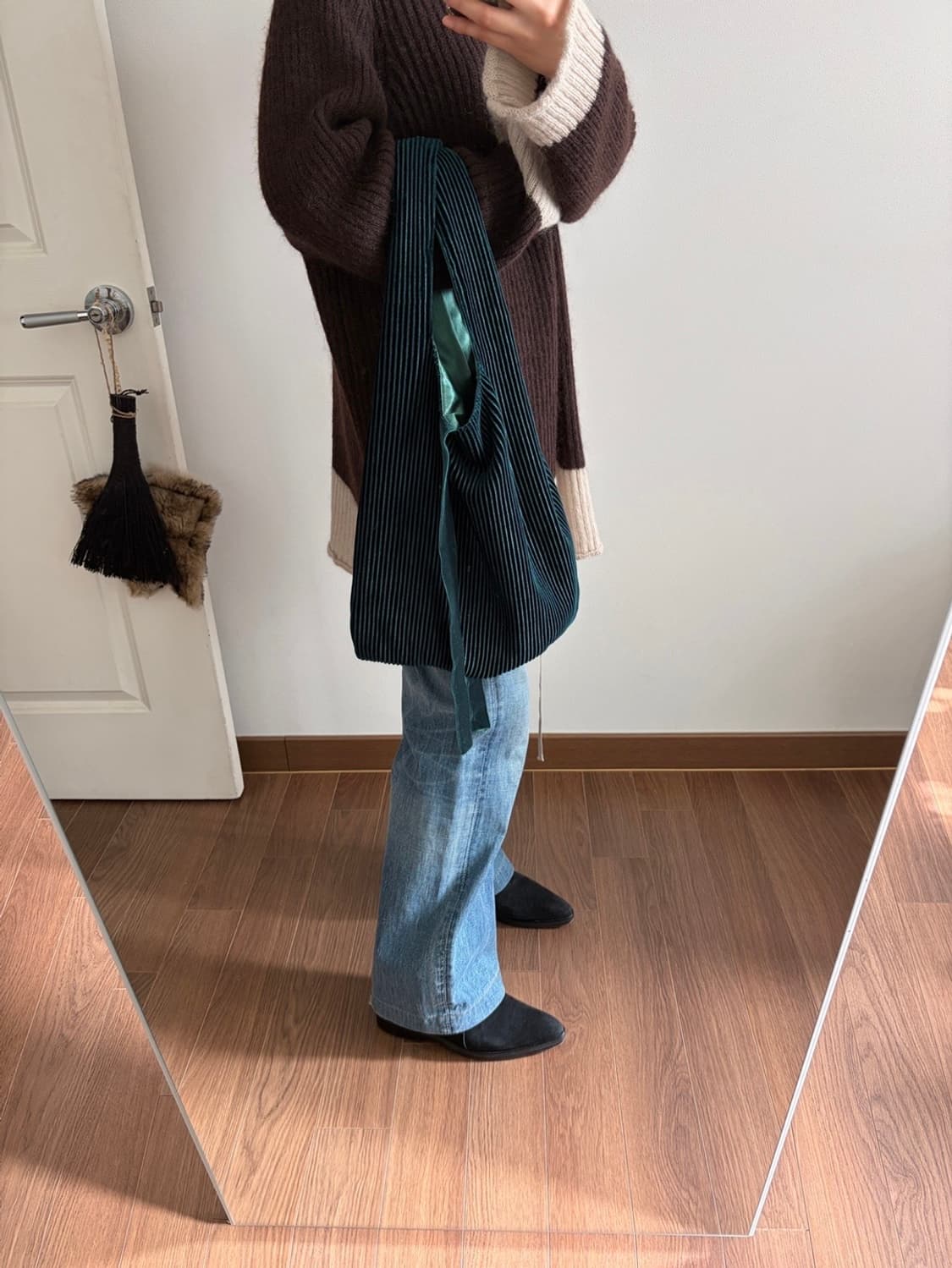 velour corduroy tote bag 상품이미지4