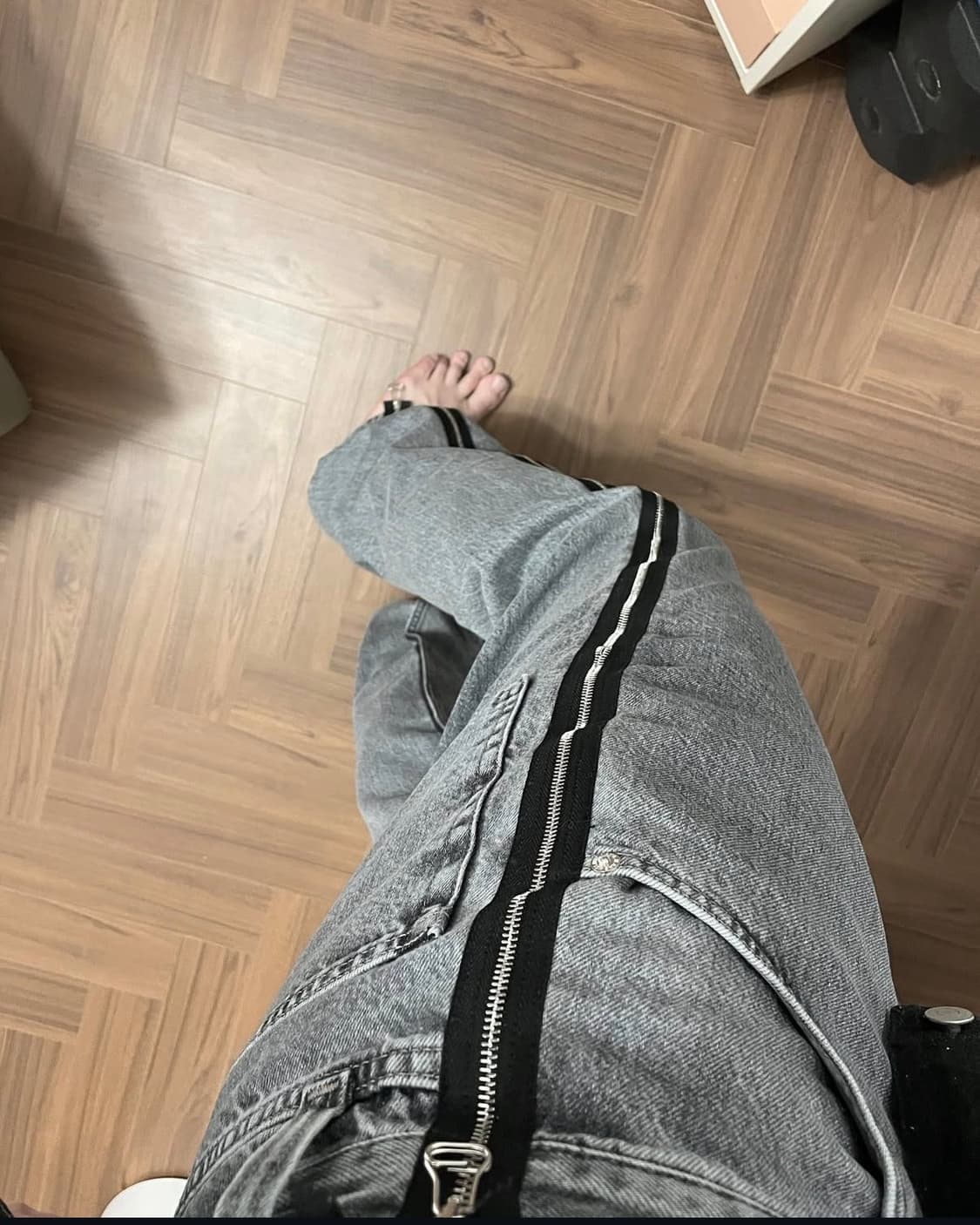 헬무트랭 사이드 지퍼 디테일 데님 33 상품이미지2