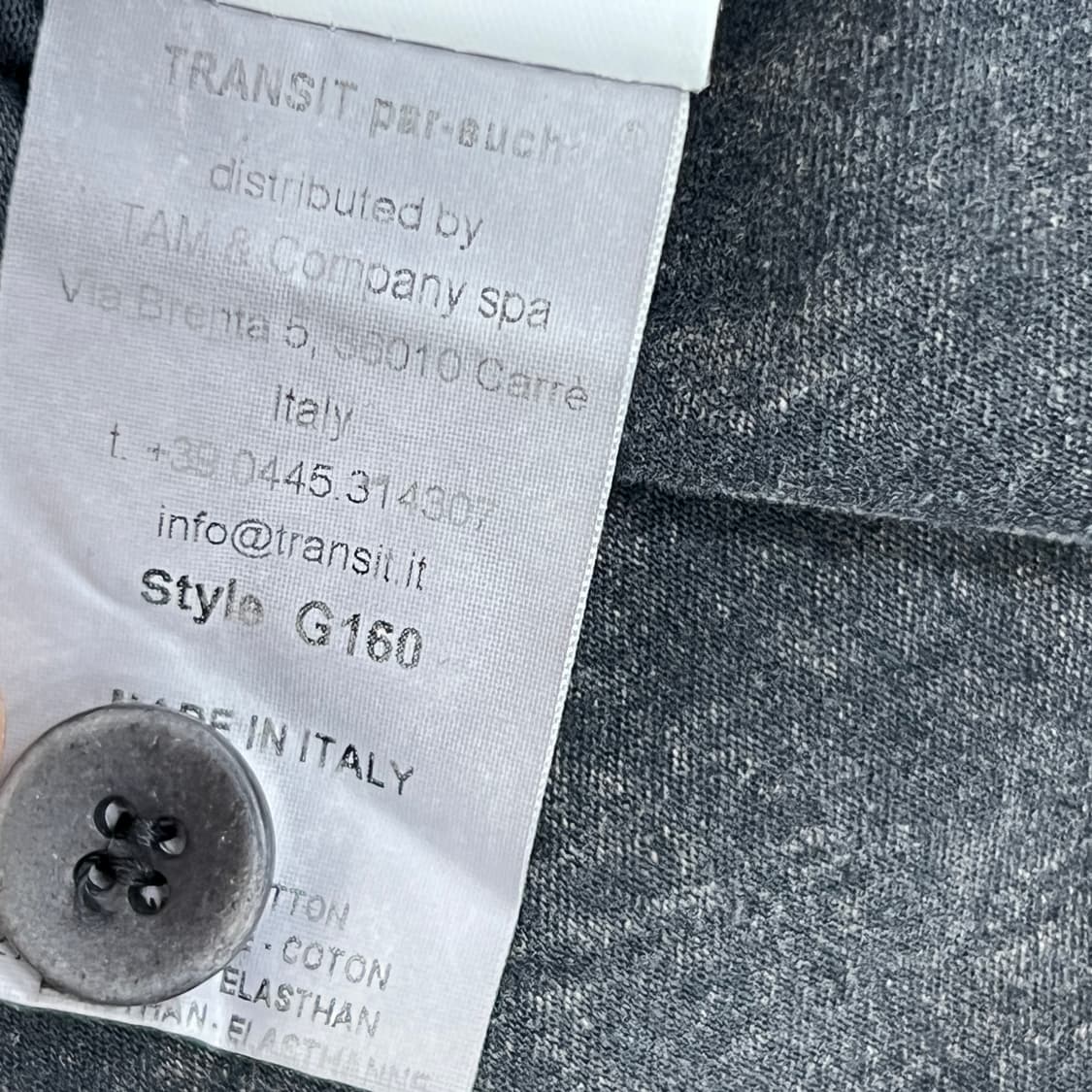 transit 트랜짓 가먼트 다잉 워싱 블레이저 자켓 상품이미지9