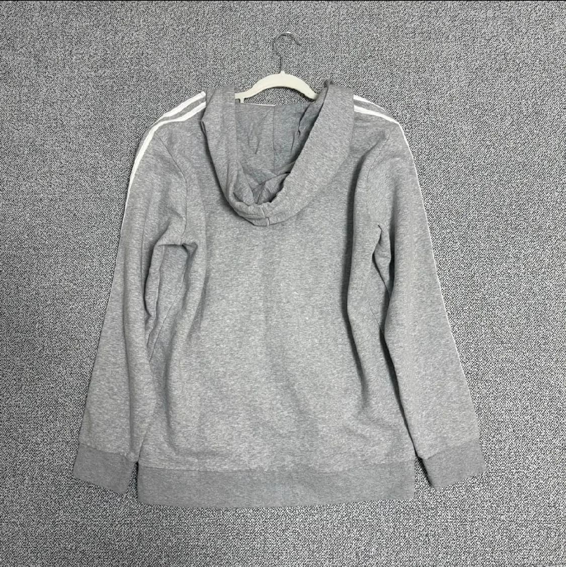 아디다스 삼선 파이어버드 져지 후드집업 그레이 2XL 상품이미지2