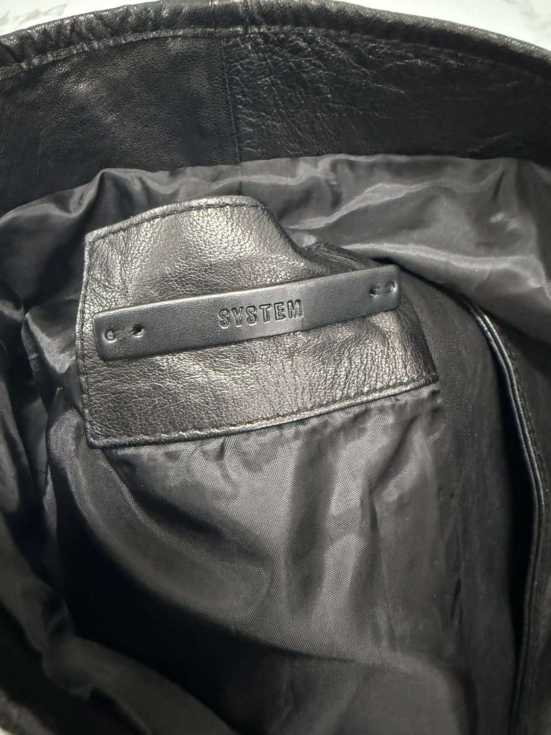 시스템옴므 릭 몰리노 스타일 가죽 자켓 상품이미지4