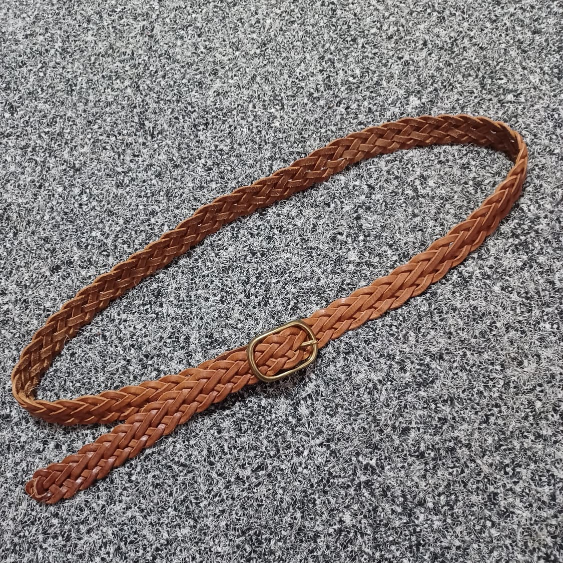 빈티지 소가죽 꽈베기 혁띠 아니 벨트 상품이미지1