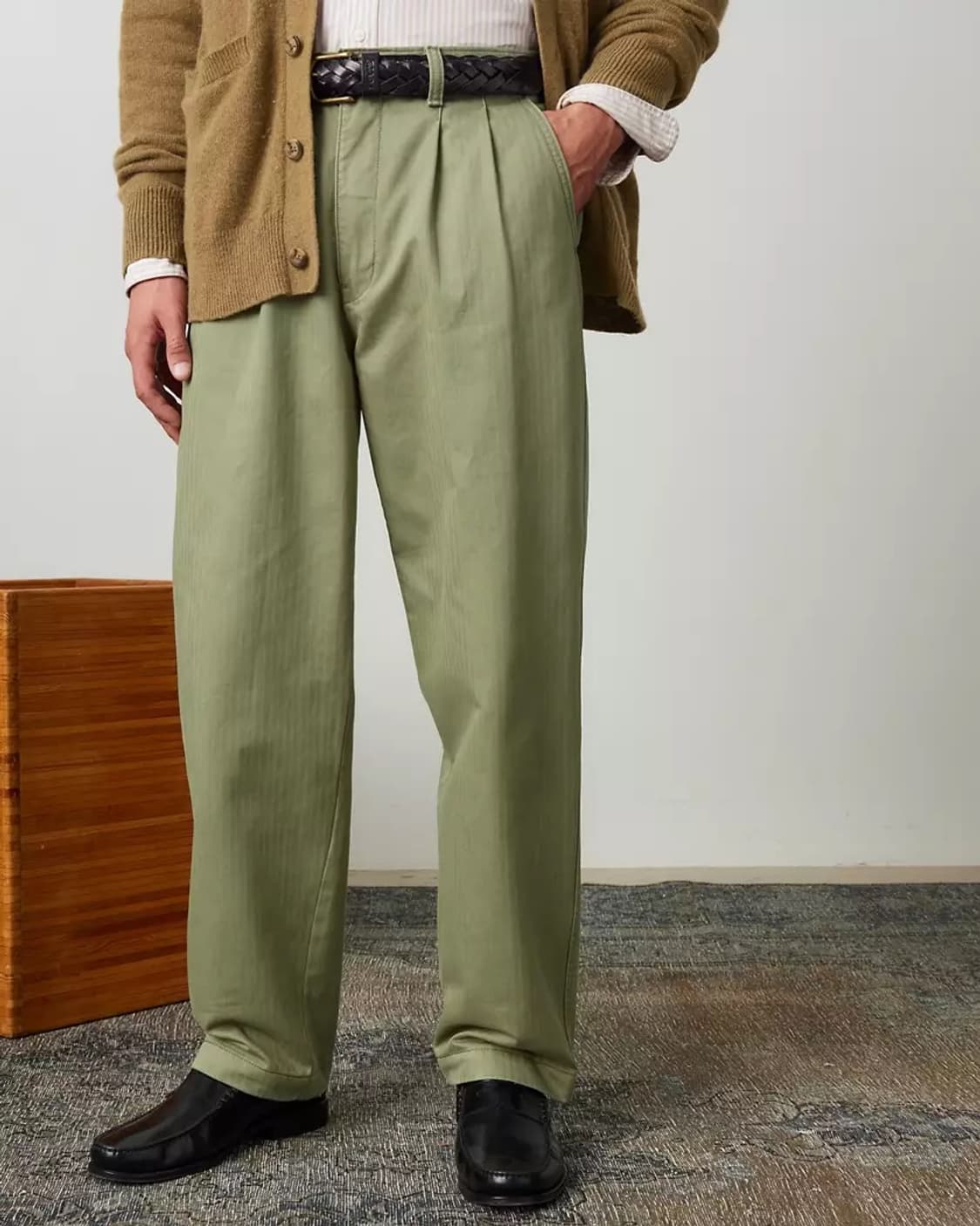 리바이스 xx치노 헤링본 플리티드 트라우저 상품이미지1