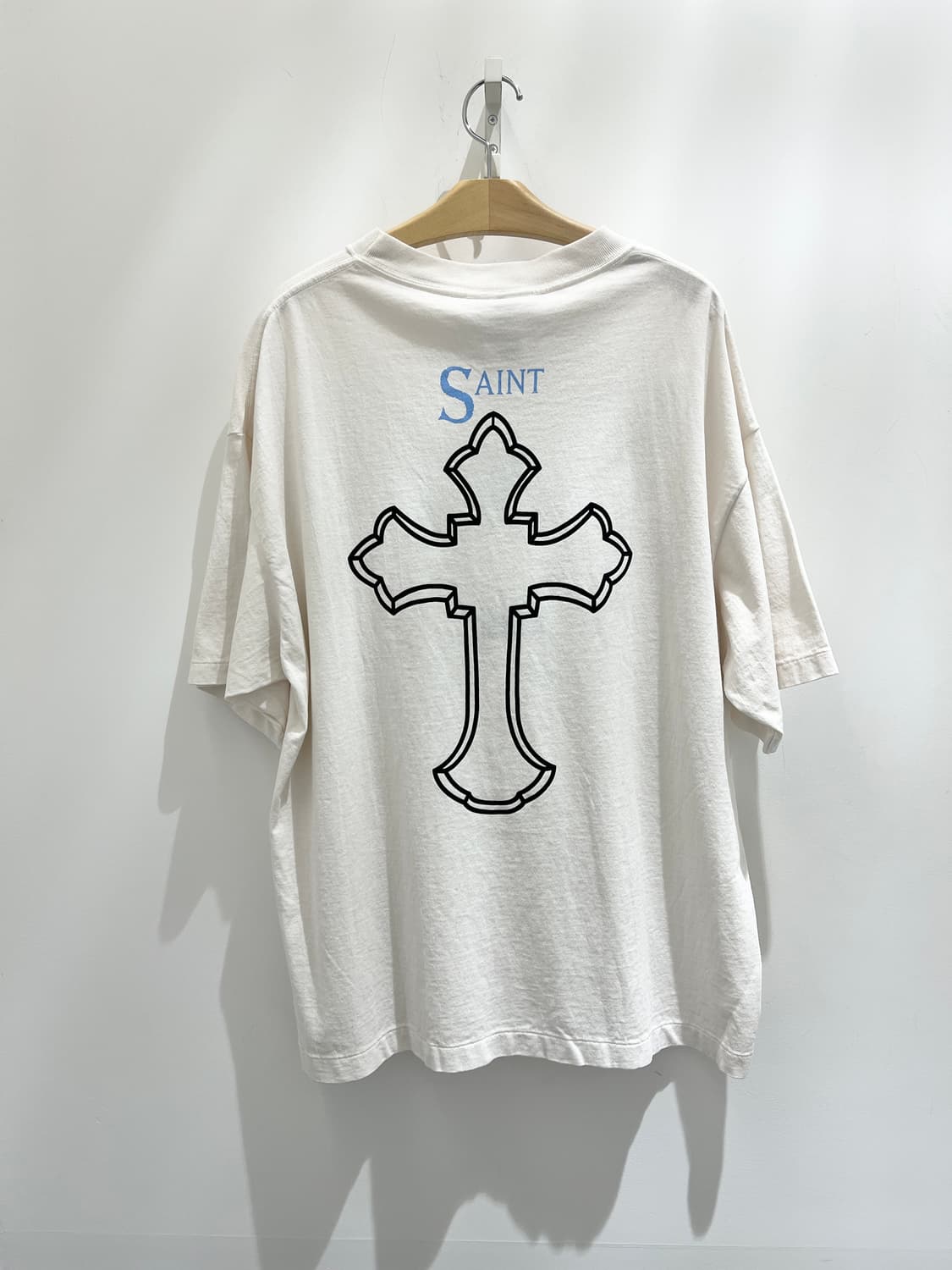 SAINT Mxxxxxx 숏슬리브 티셔츠 화이트 상품이미지3