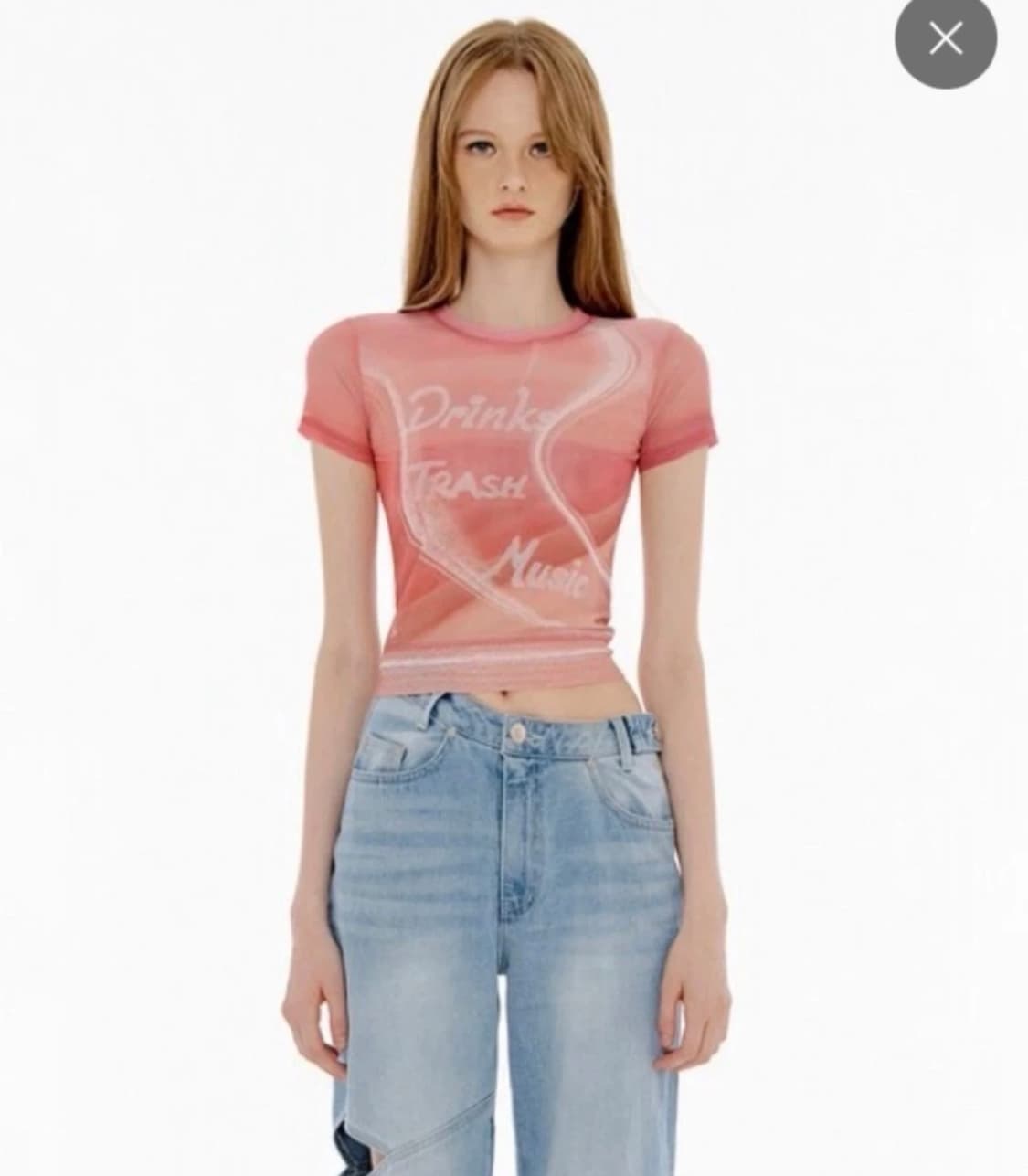 Yuse유즈 MESH FULLPRINT SHORT SLEEVE T(+워머 상품이미지1