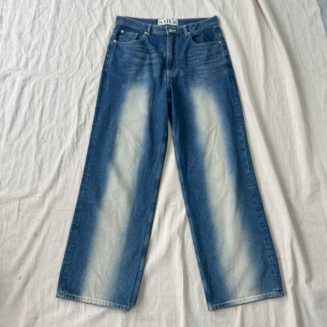 세터 빈티지 샌드 워싱 데님팬츠 L 상품이미지2