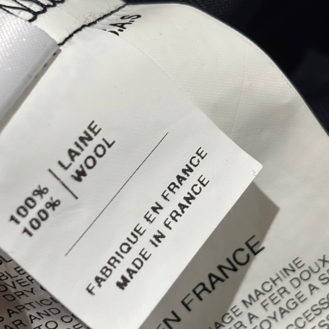 꼼데가르송 울 스트라이프 토트백 상품이미지6