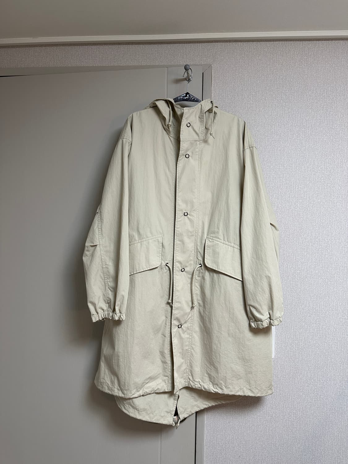 mhl 코튼 나일론 피쉬테일 파카 상품이미지1