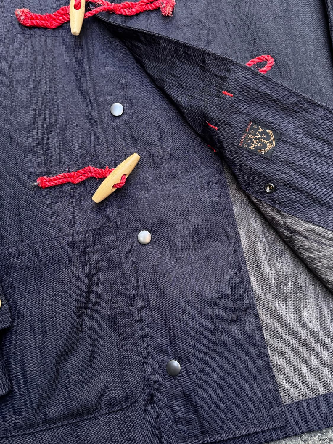 캐피탈 네이비 더플 토글 후드자켓  상품이미지8