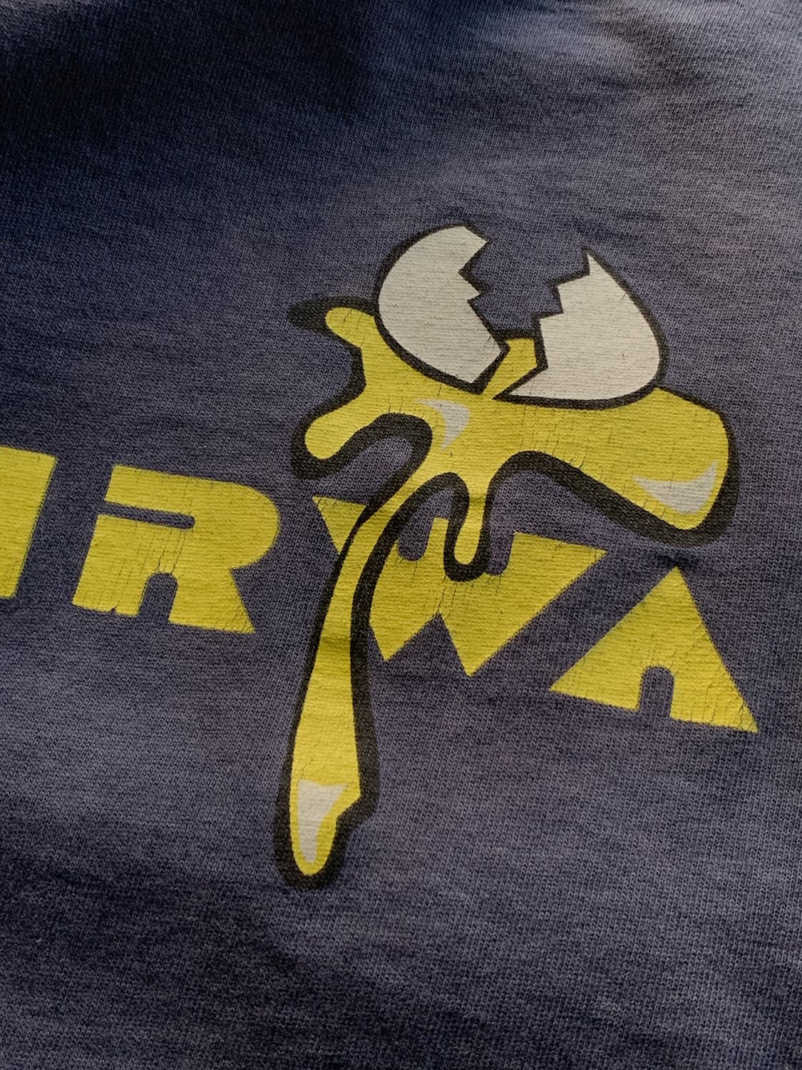 90s 에어워크 프레시 팜 에그 프린팅 티셔츠 상품이미지2