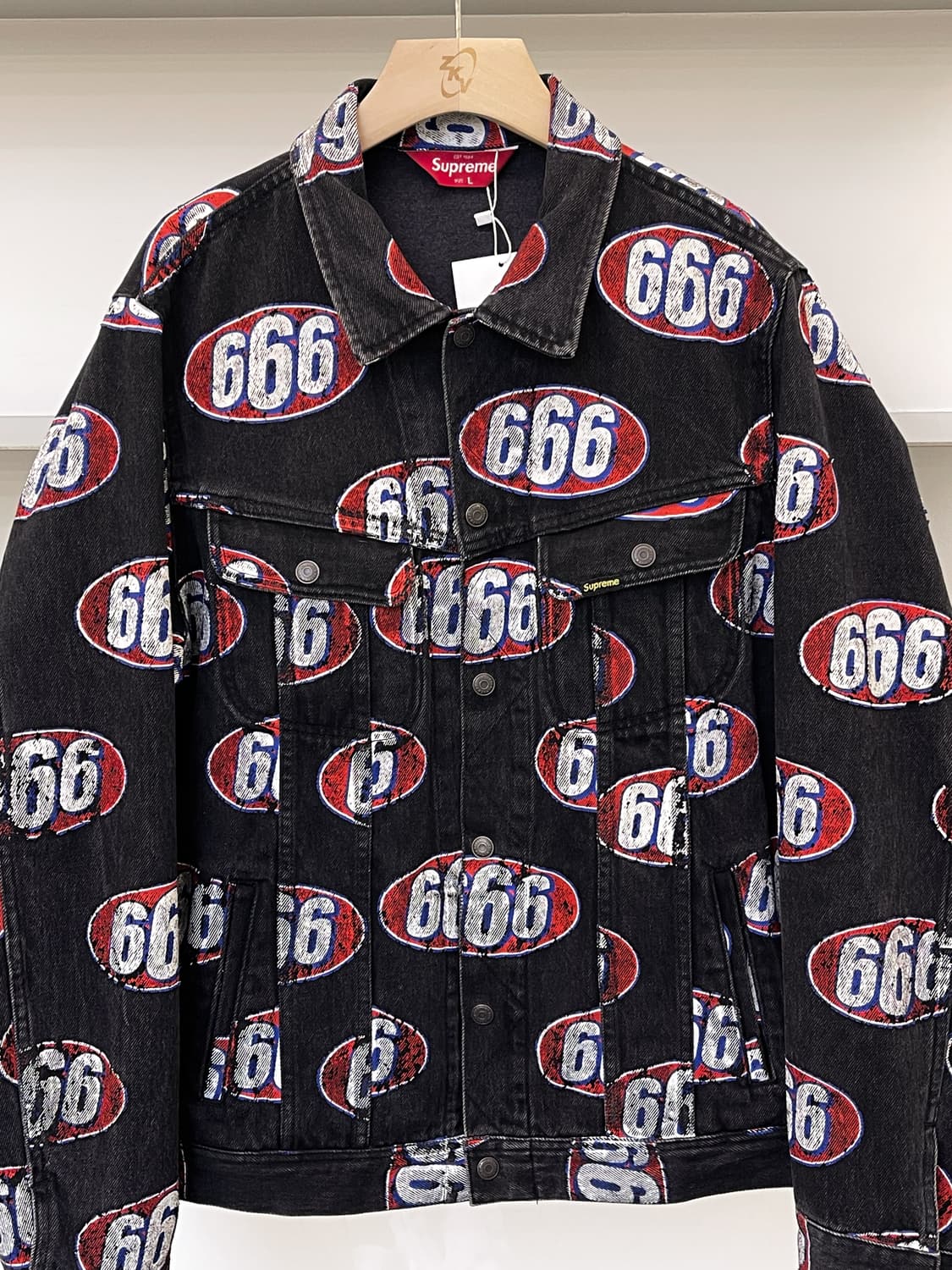 슈프림 17ss 666데님 트러커 자켓 상품이미지4