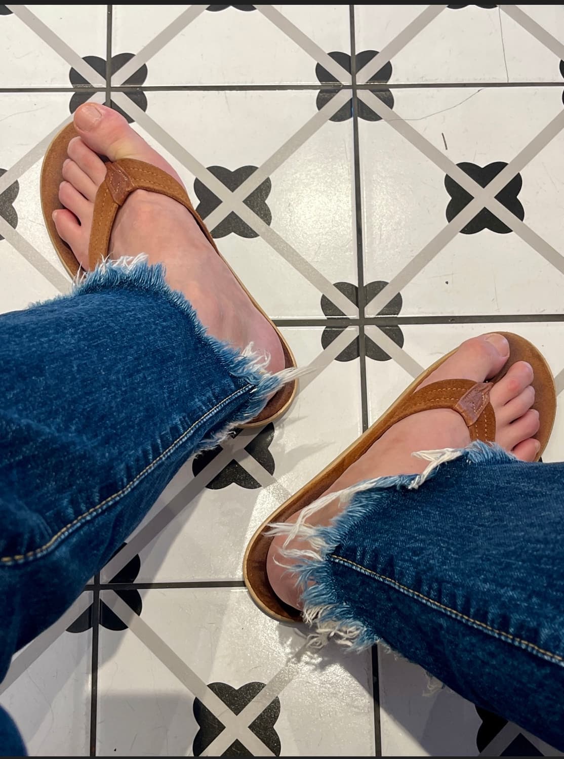 브루나보인(Bru na boinne) 셀비지 데미지 컷팅진 L 상품이미지4