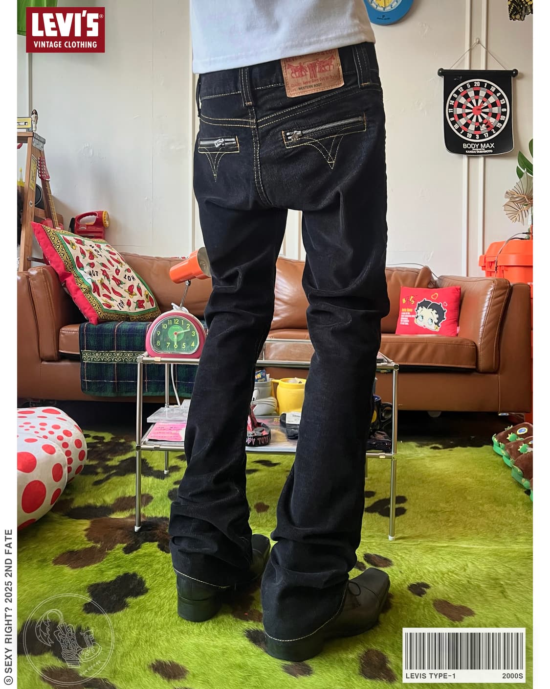 2000's Levi's Western Boots-Cut Pants 상품이미지1