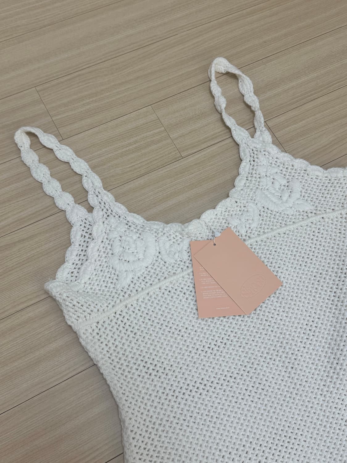 시눈 Rose Embroidered Knit Sleeveless Dres 상품이미지3