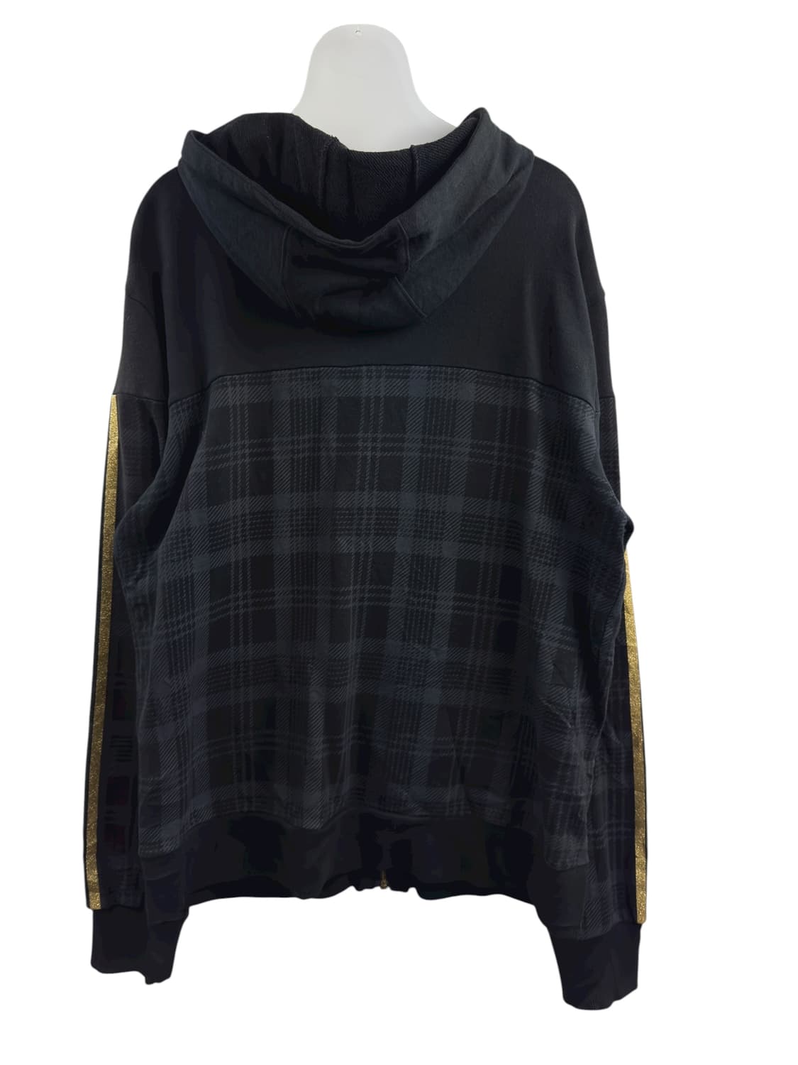 아디다스네오 재팬 블랙골드 체크 후드집업1229 상품이미지2