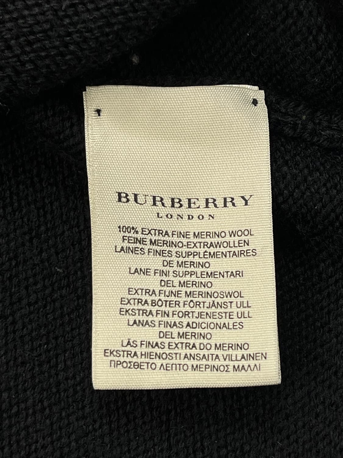 버버리 스냅 버튼 카라 울 니트 상품이미지7