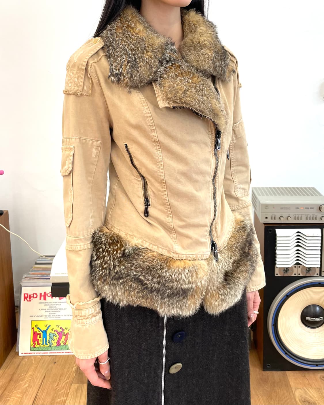 [42] 에르마노설비노 퍼 자켓 상품이미지3