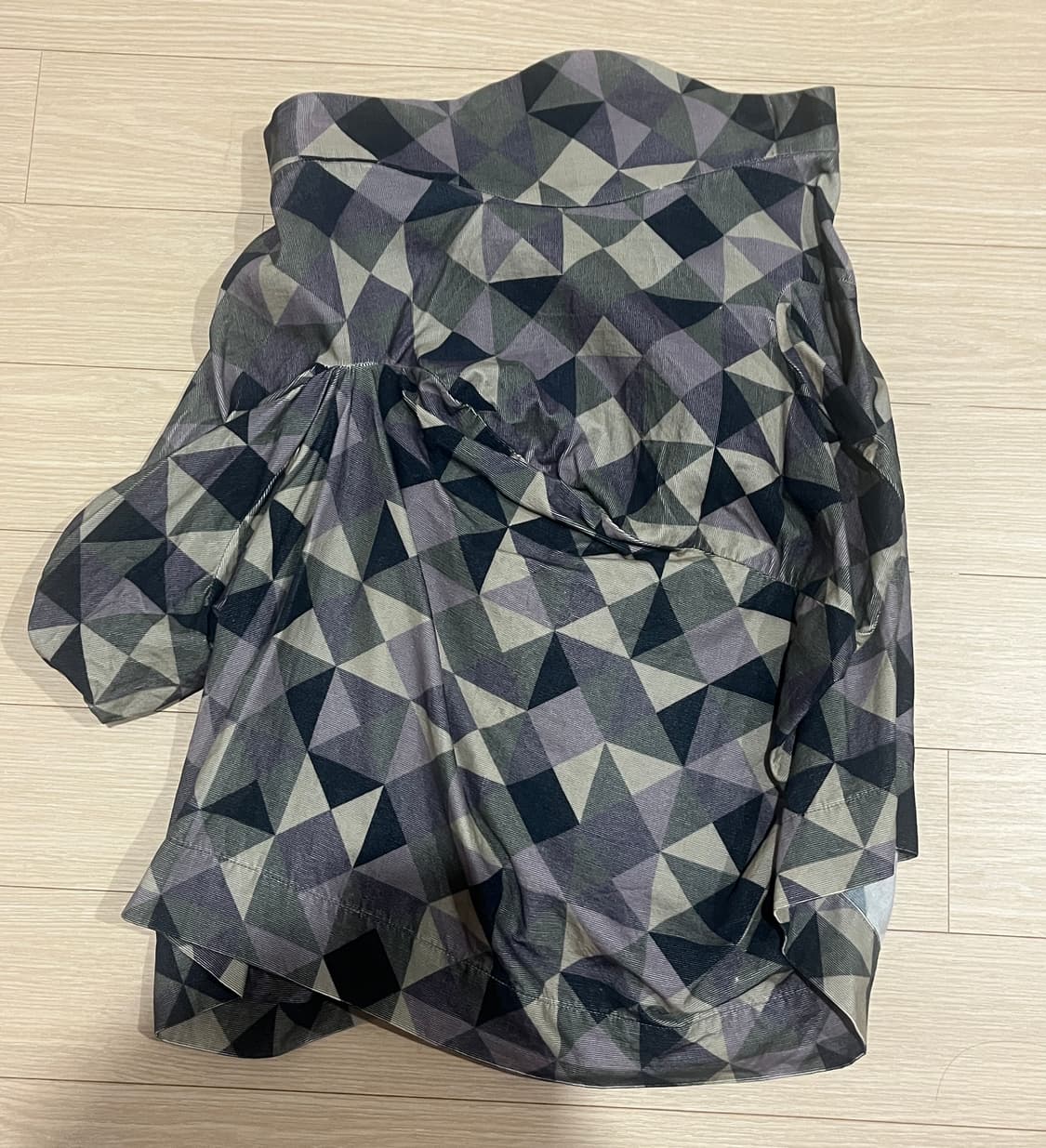 빈티지 스트라이프 체크 치마 스커트 상품이미지1