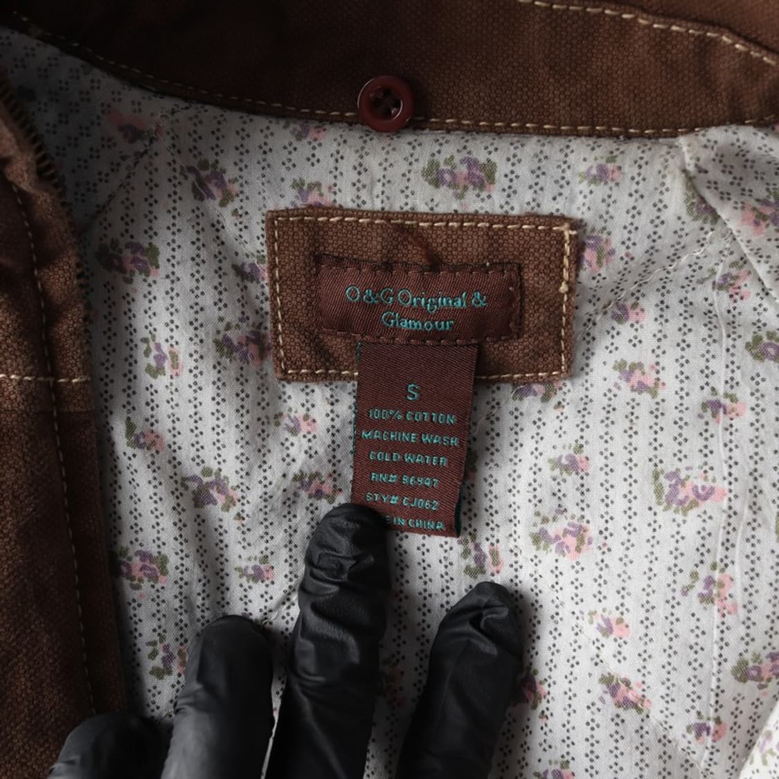 ORIGINAL&GLAMOUR 빈티지 코튼 트러커 자켓 S 상품이미지6