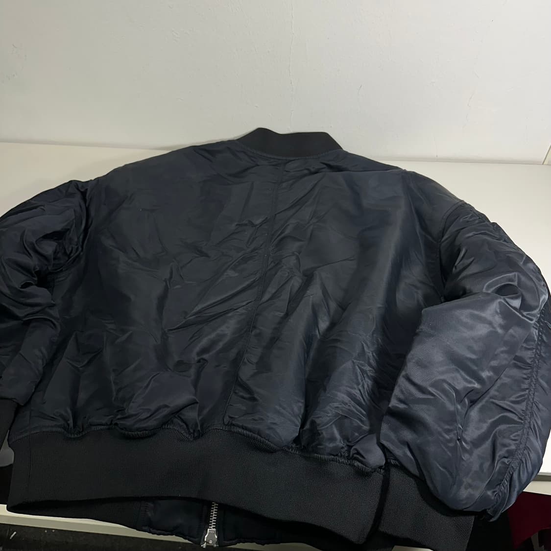 2 인터섹션 블랙 MA1 항공점퍼 상품이미지6