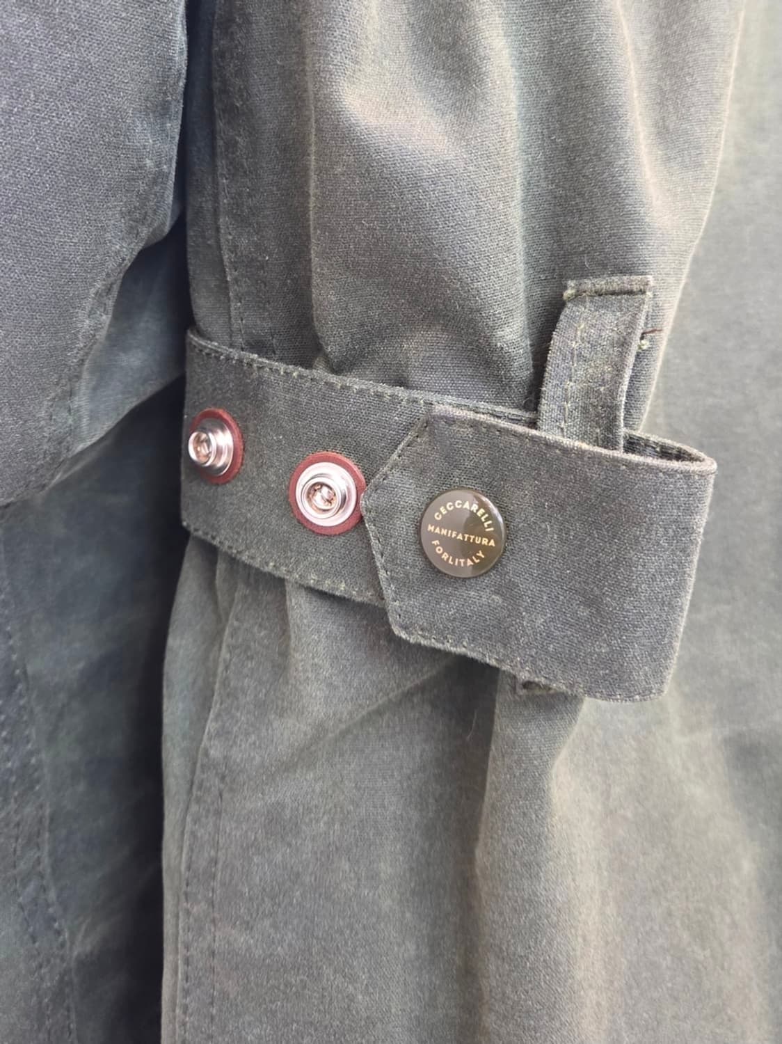 [44]마니팟추라 체커렐리 피셔맨 왁스 파카 필슨 바버 상품이미지4