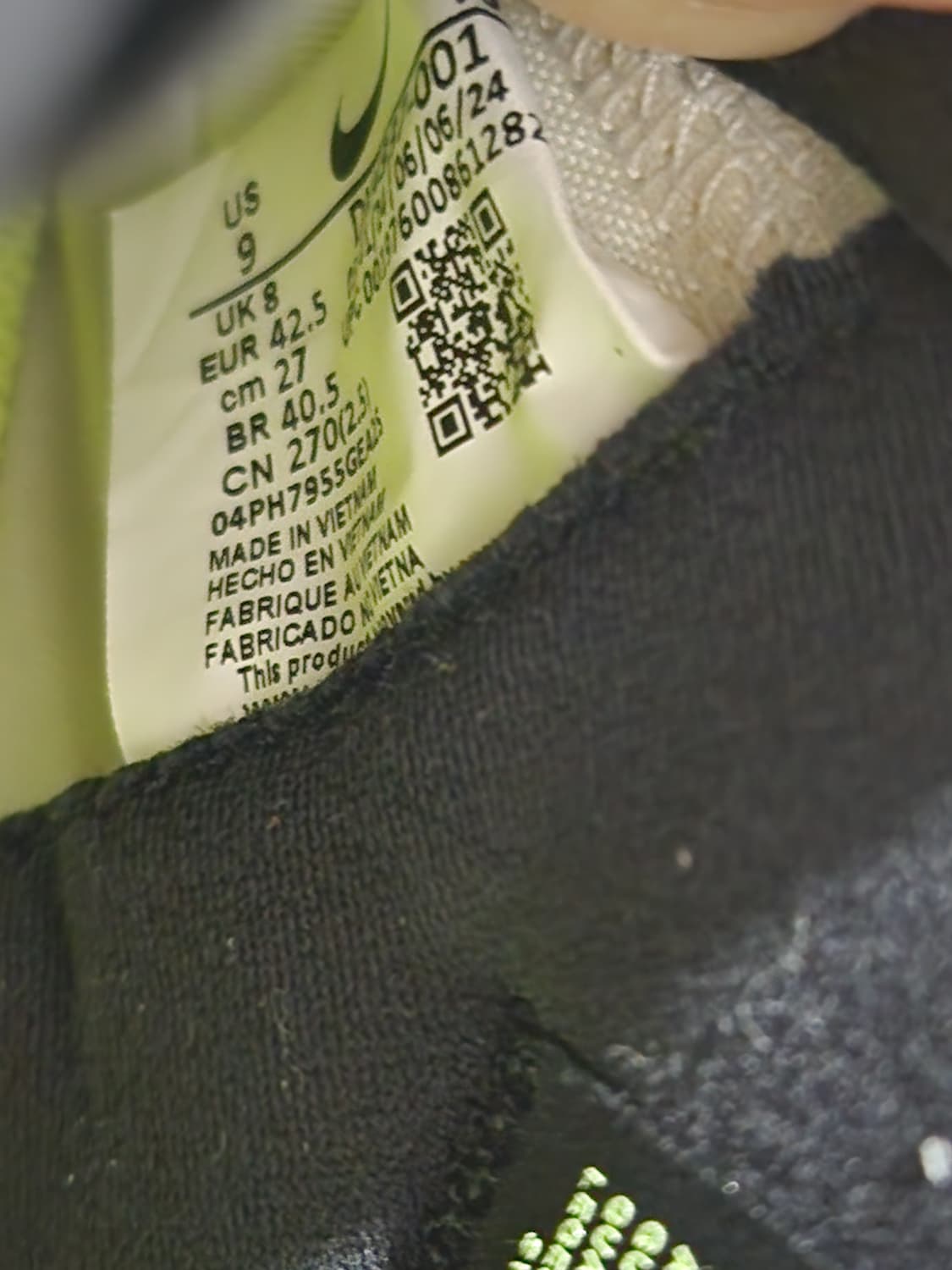 (새상품)나이키 티엠포 레전드10 아카데미 FG MG 축구화 사이즈270 상품이미지7