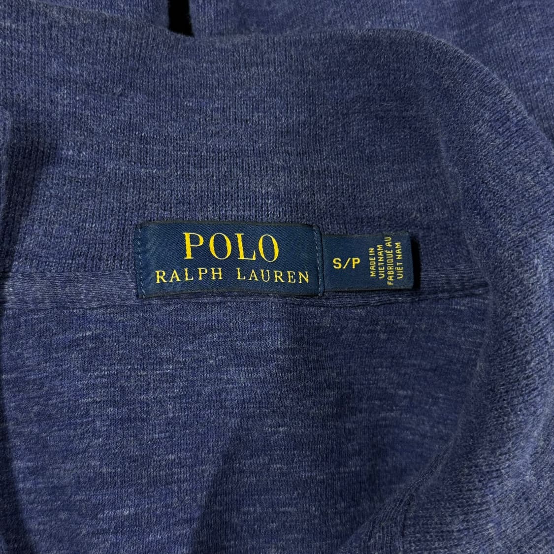 [M/P] 폴로 랄프로렌 블루 하프집업 반집업 니트 상품이미지6