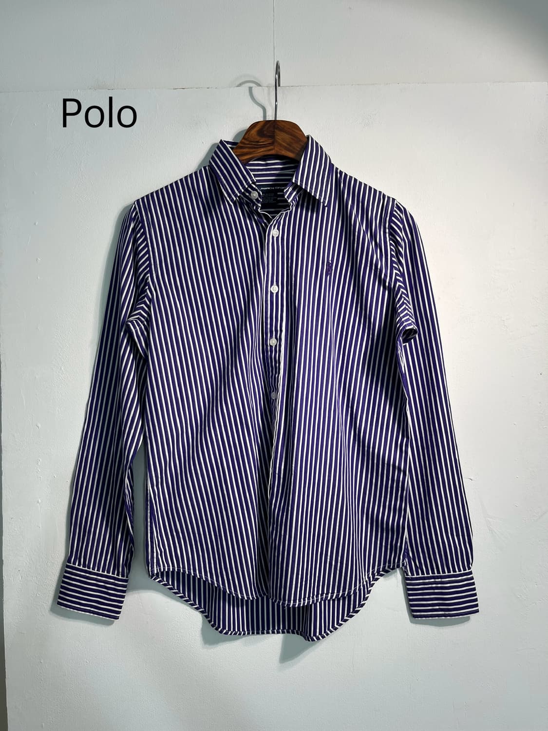 Polo 폴로 스트라이프 셔츠 여성 m 상품이미지4