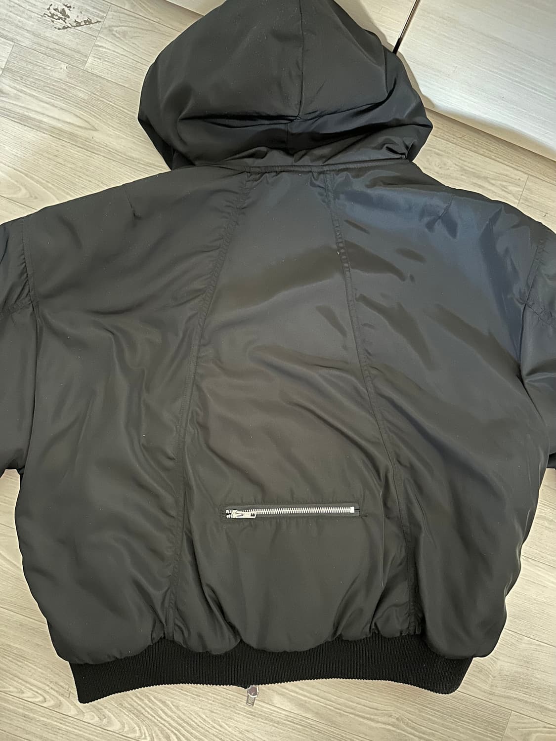 로어링라드 후드 셔링 MA-1 블랙 봄버 품절상품 상품이미지3