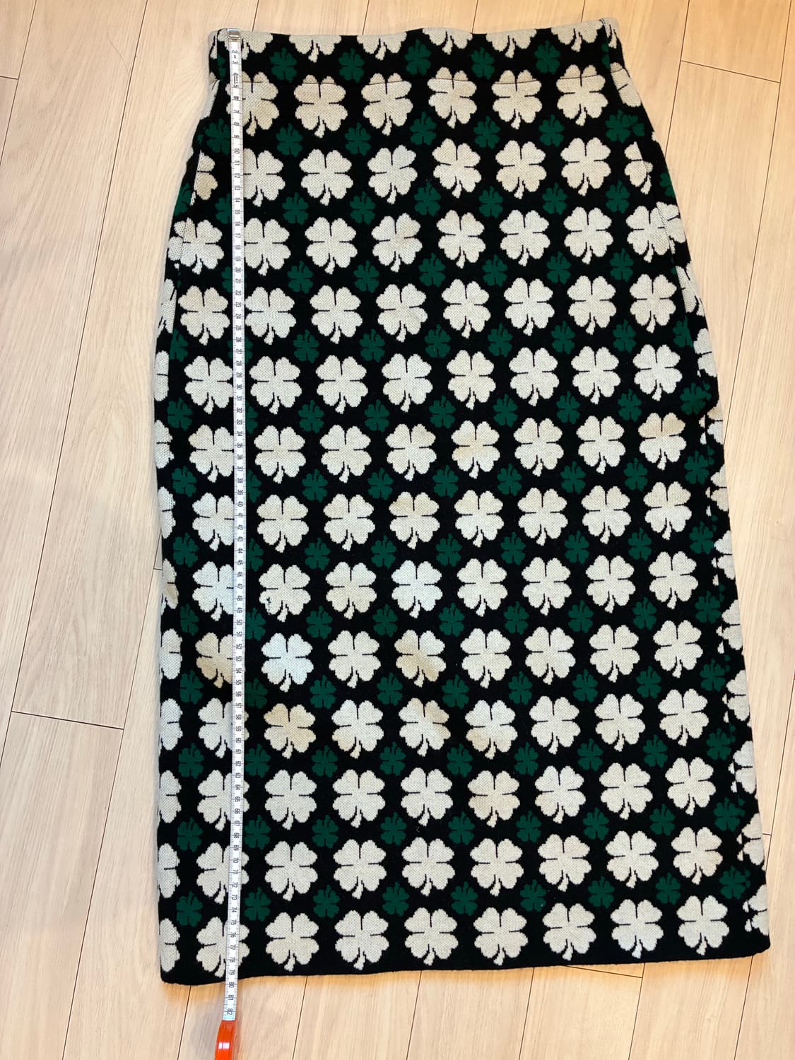 EQL x kittybunnypony 클로버니트스커트🍀 상품이미지3