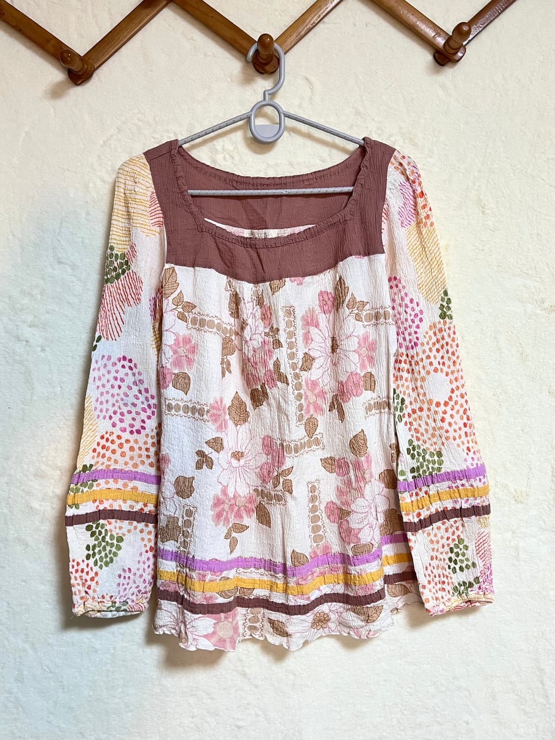 빈티지 모리걸 히피 원피스 블라우스 상품이미지1